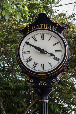 iconic town clock